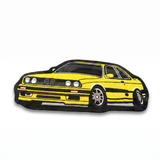 BMW E30 Yellow